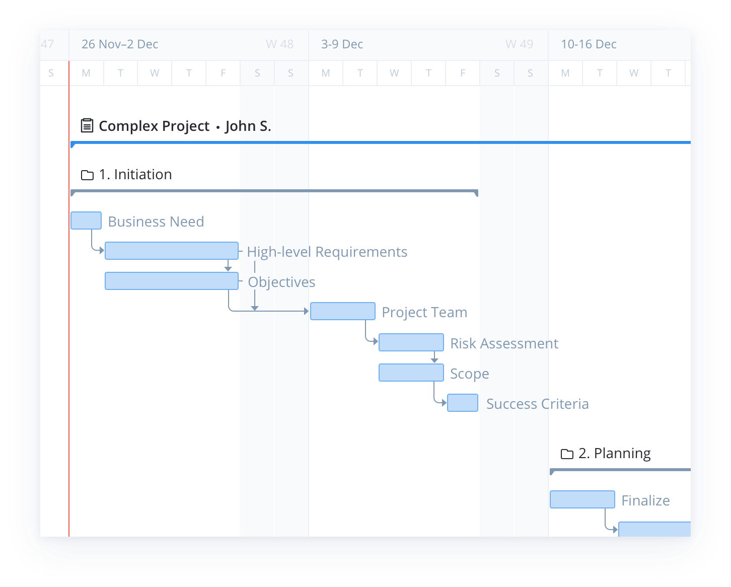 Gantt Chart For Multiple Projects - How To Make A Gantt Chart For ...
